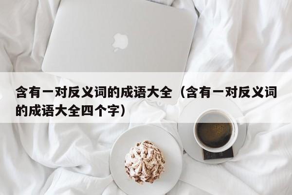 含有一对反义词的成语大全（含有一对反义词的成语大全四个字）