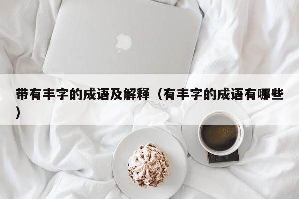 带有丰字的成语及解释（有丰字的成语有哪些）