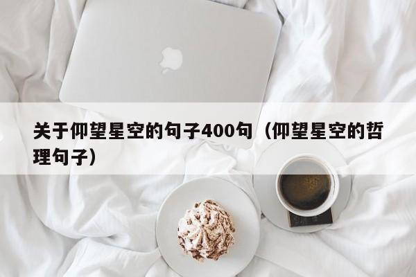 关于仰望星空的句子400句（仰望星空的哲理句子）