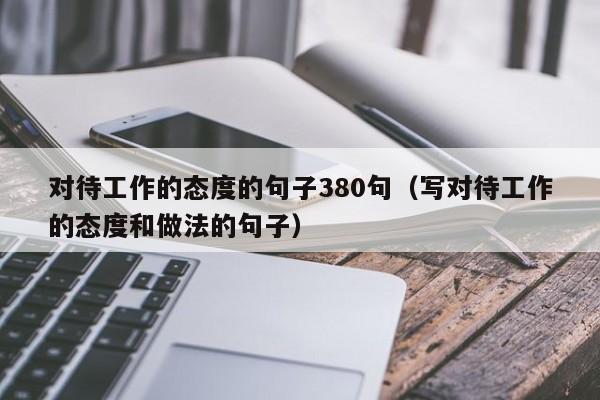 对待工作的态度的句子380句（写对待工作的态度和做法的句子）