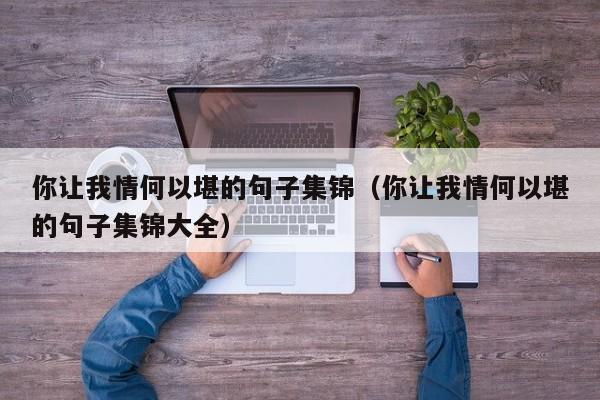 你让我情何以堪的句子集锦（你让我情何以堪的句子集锦大全）